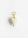 The Heart Pendant from Akua Objects in Ivory at Couverture & The Garbstore
front