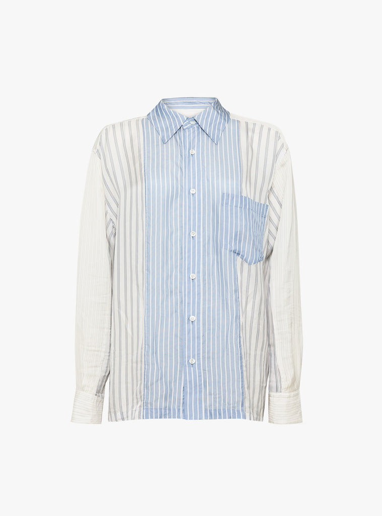 Cupra Srtipe Shirt Light Blue from TOGA PULLA at Couverture & The Garbstore
front 