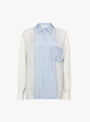 Cupra Srtipe Shirt Light Blue from TOGA PULLA at Couverture & The Garbstore
front 