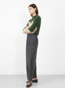 Polyester Wool Trouser Grey from TOGA PULLA at Couverture & The Garbstore
model side