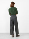 Polyester Wool Trouser Grey from TOGA PULLA at Couverture & The Garbstore
model back