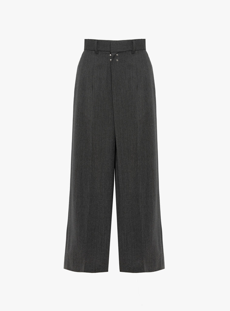 Polyester Wool Trouser Grey from TOGA PULLA at Couverture & The Garbstore
front 