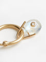 The Orso Hoop Earring from Pascale Monvoisin in Moonstone at Couverture & The Garbstore
detail 