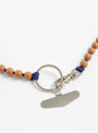 Phone Necklace Mocca Navy by Ina Seifart at Couverture & The Garbstore Clasp