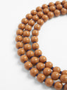 Phone Necklace Mocca Navy by Ina Seifart at Couverture & The Garbstore Close Up Beads