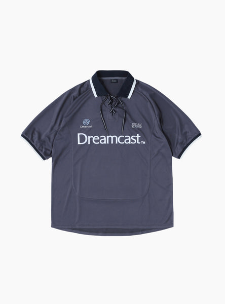 トップス SEDAN ALL-PURPOSE DREAMCAST GAME SHIRT Dreamcast Game Shirt Grey and Blue by Sedan All-Purpose