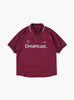 The Dreamcast Game Shirt from Sedan All-Purpose in Burgundy and Blue at Couverture & The Garbstore
front 