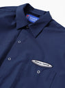 Oval Logo Work Shirt Navy from Sedan All-Purpose at Couverture & The Garbstore
collar 