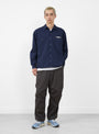Oval Logo Work Shirt Navy from Sedan All-Purpose at Couverture & The Garbstore
model front 
