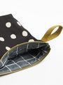The Mia Caviar Toiletry Bag S from La Cerise Sur Le Gâteau at Couverture & The Garbstore
inside