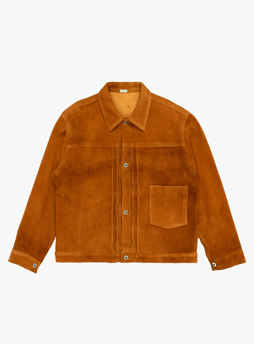 Vintage Suede Leather No.213 Jacket by A.PRESSE | Couverture & The