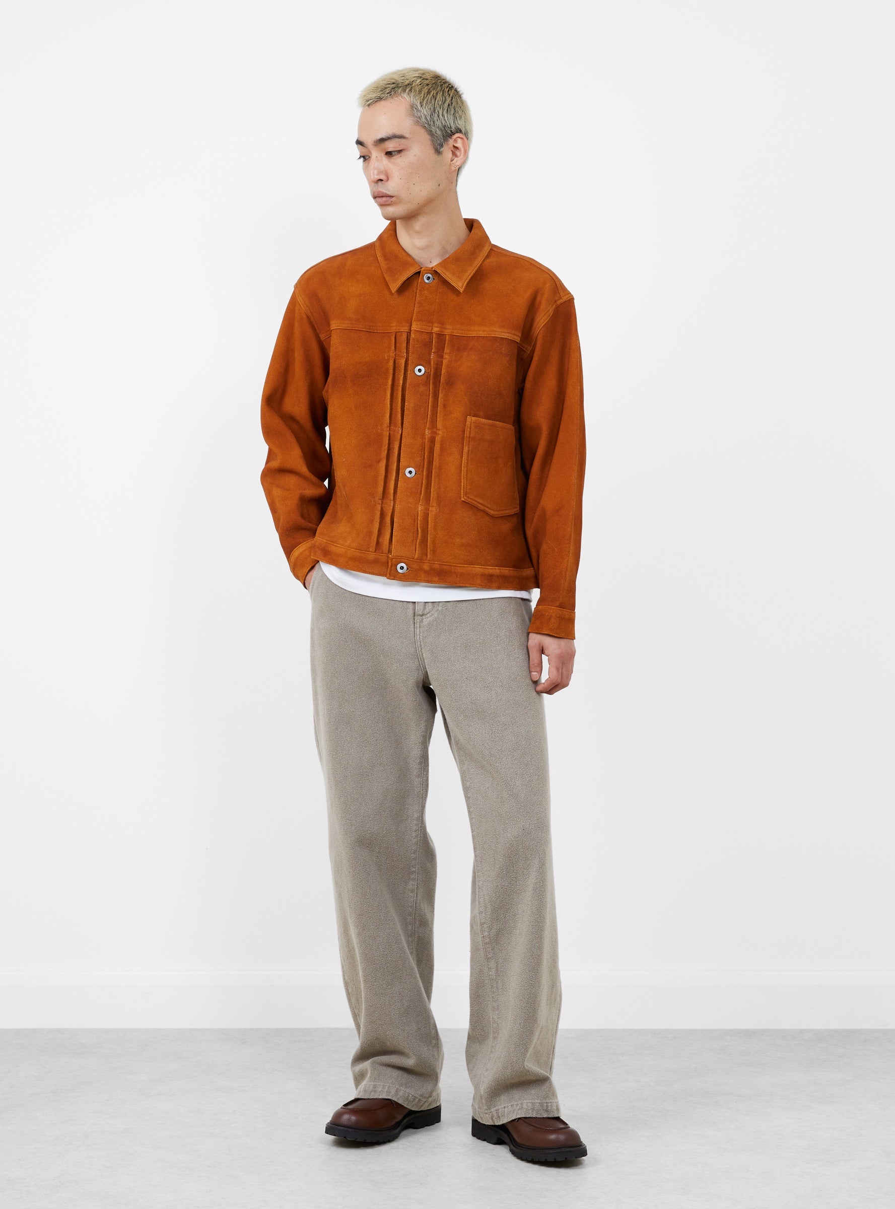 Vintage Suede Leather No.213 Jacket by A.PRESSE | Couverture & The