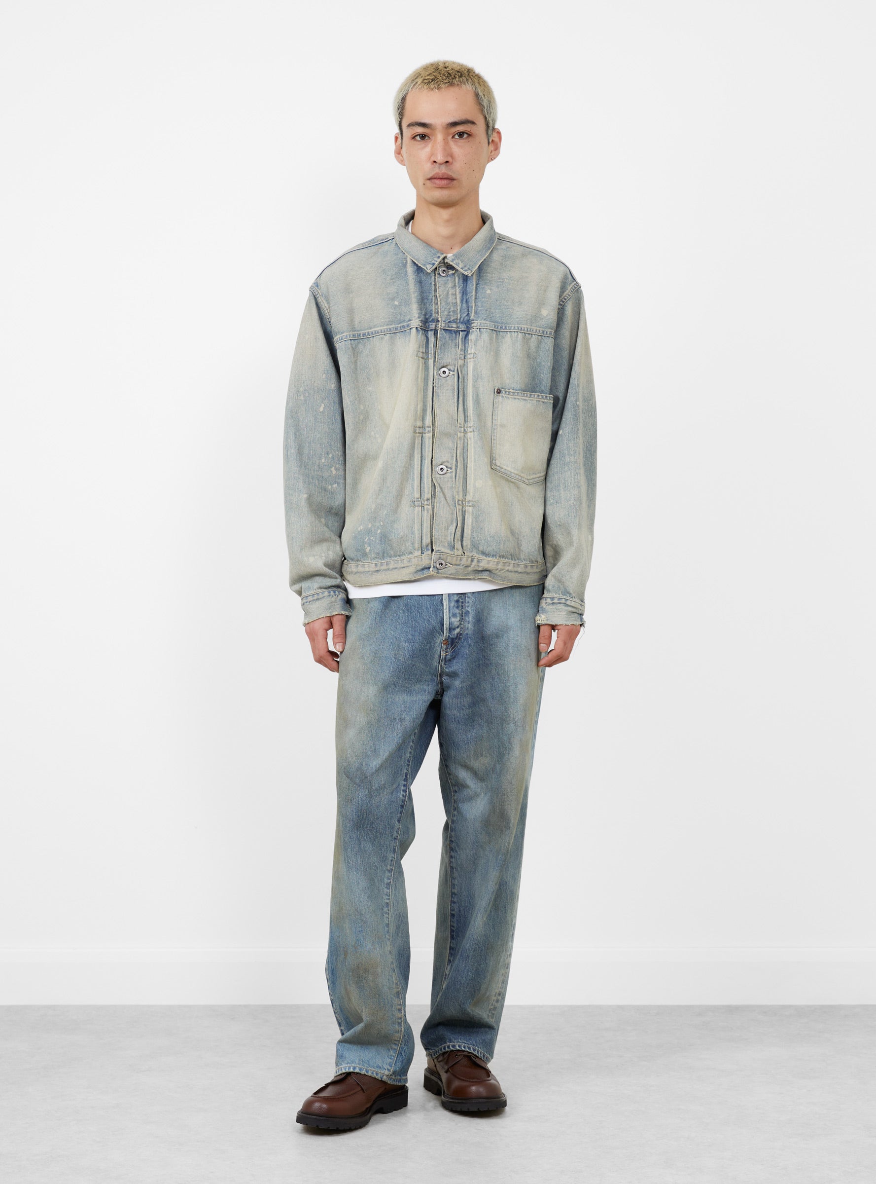 ジャケット・アウター A.PRESSE 1st Type Denim Jacket BLEACH 46 A.PRESSE 1st Type Denim Jacket [Bleach]