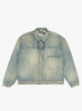 The 1st Type Denim Jacket from A.PRESSE in Bleach at Couverture & The Garbstore
front 