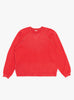 The Vintage Double V Sweatshirt from A.PRESSE in Red at couverture & The Garbstore
front