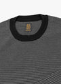 The 32G Wool Smooth Crewneck in Black and Grey from BATONER at Couverture & The Garbstore
Neckline