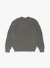 The Signature Crewneck from BATONER arrives in Melange Grey at Couverture & The Garbstore
front 