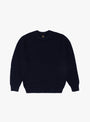 The Signature Crewneck Navy from BATONER at Couverture & The Garbstore
front 