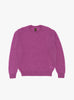 The Pure Mohair Crew Neck in Purple from BATONER at Couverture & The Garbstore
front 