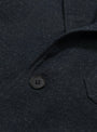 Wool Serge Square Jacket in Navy by Kaptain Sunshine at Couverture and The Garbstore 
buttons
