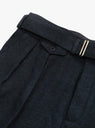 Belted Riviera Pants in Navy by Kaptain Sunshine at Couverture and The Garbstore 
detail