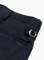 Shoecut Slacks in Navy by Kaptain Sunshine at Couverture and The Garbstore 
detail
