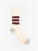 Coarse Ribbed Socks Bordeaux from ROTOTO at Couverture & The Garbstore
front 