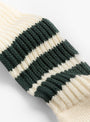 Coarse Ribbed Socks Dark Green at ROTOTO at Couverture & The Garbstore
detail 