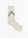 The Raffy Sweat Socks Grey from ROTOTO at Couverture & The Garbstore
front 