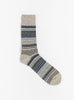The Nordic Pattern Socks Dark Grey from ROTOTO at Couverture & The Garbstore
front 