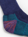 Double Face Socks Dark Blue from ROTOTO at Couverture & The Garbstore
heel