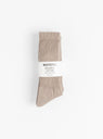 Organic Cotton Daily 3 Pack Socks Grey by ROTOTO at Couverture & The Garbstore Main