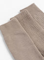 Organic Cotton Daily 3 Pack Socks Grey by ROTOTO at Couverture & The Garbstore Detail