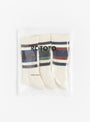 3 Pack Everyday Socks Green, Blue and Burgundy from ROTOTO at Couverture & The Garbstore
pack
