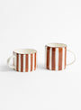 The Mykonos Mug Rust from Pomax at Couverture & The Garbstore
two size 