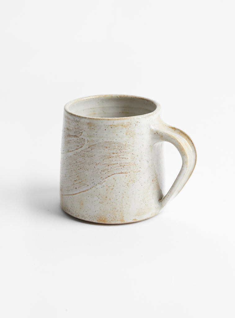 Brushstroke Stoneware Mug Natural by Carrick Ceramics at Couverture & The Garbstore Main