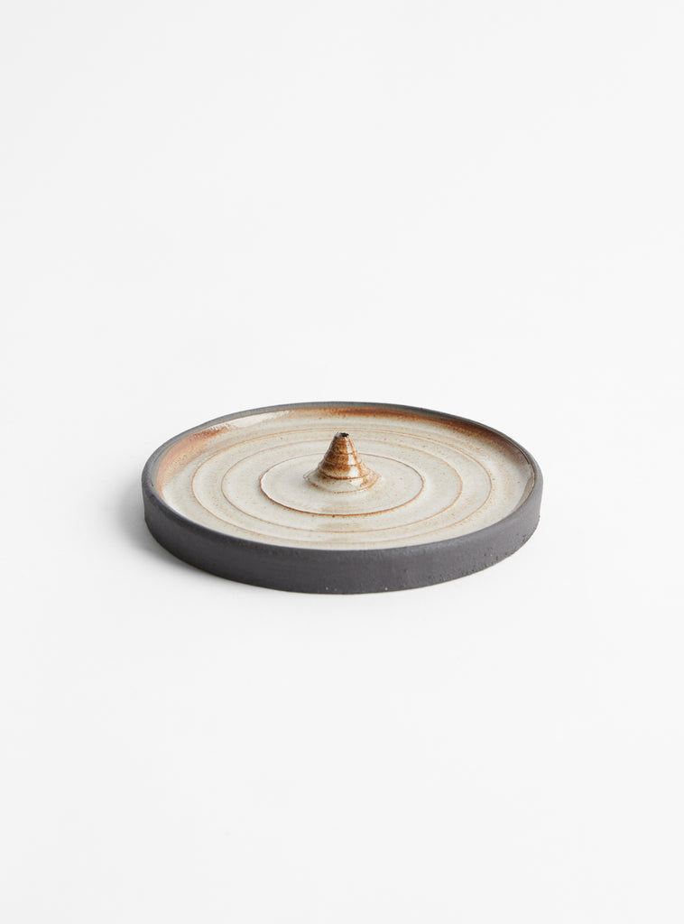 Stoneware Incense Holder Almond by Carrick Ceramics at Couverture & The Garbstore Main