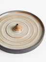 Stoneware Incense Holder Almond by Carrick Ceramics at Couverture & The Garbstore Close Up