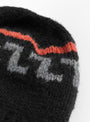 Hand Knit Pattern Beanie Black Mix by Sublimeroe at Couverture & The Garbstore Detail