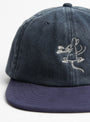 Washed Cotton Rat Cap Navy by TDR at Couverture & The Garbstore Detail