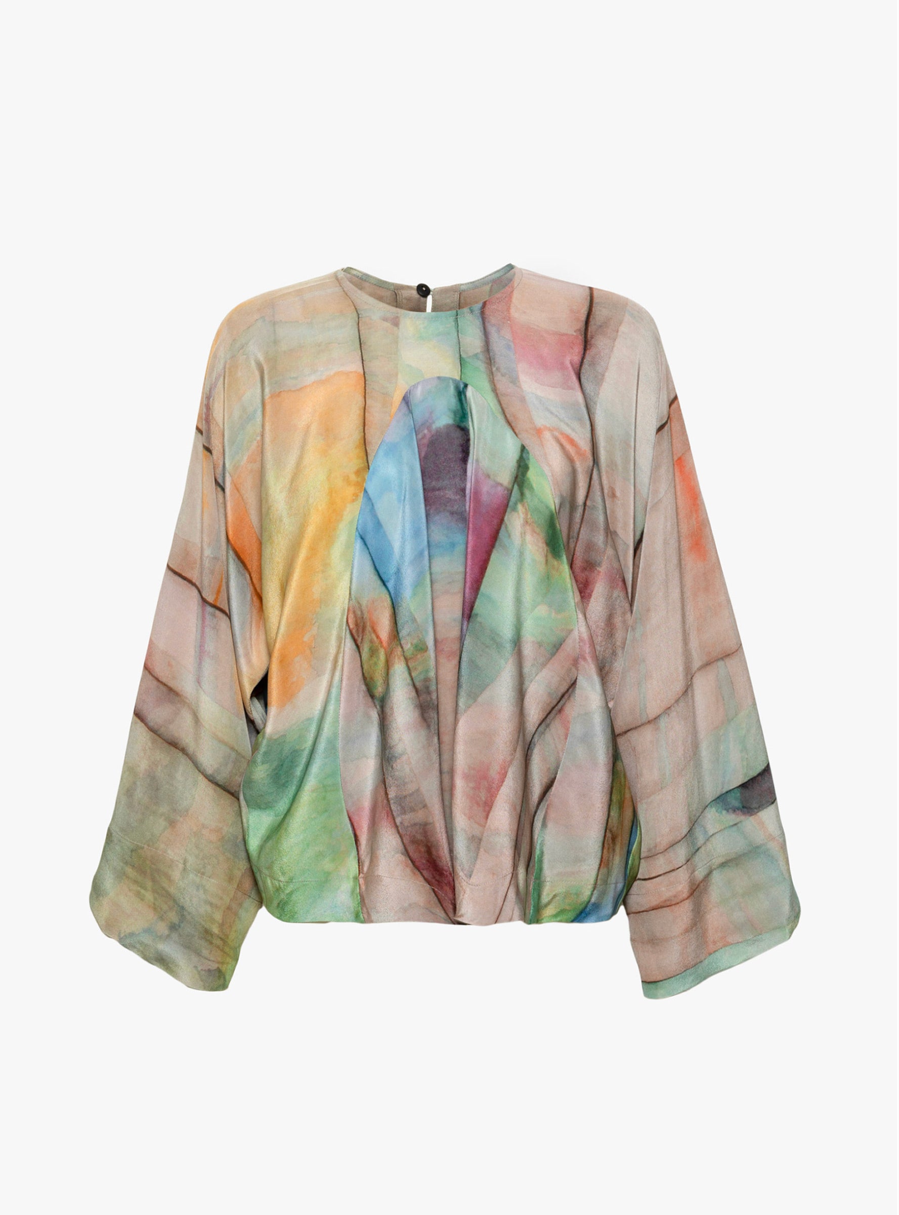 Silk Top Multi Print 09 by Anntian | Couverture & The Garbstore