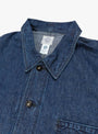Travail 2 Jacket arrives from Post O'Alls in Indigo Deep Wash at Couverture & The Garbstore
collar 