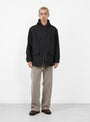 The DEE Parka arrives from Post O'Alls in Salt and Pepper at Couverture & The Garbstore
model front 