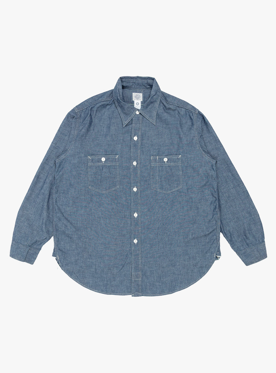 St. Louis Shirt Indigo Chambray by Post O'Alls | Couverture & The