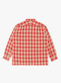 The Fever Shirt arrives from Post O'Alls in Red Ombre Plaid Flannel at Couverture & The Garbstore
back