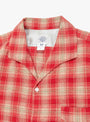 The Fever Shirt arrives from Post O'Alls in Red Ombre Plaid Flannel at Couverture & The Garbstore
collar 