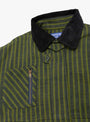 Pine Blouson Jacket Navy Stripe from Paratodo at Couverture & The Garbstore
collar 
