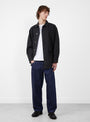 The Baggy 5 Pocket Pants arrive from CIOTA in Navy (One Wash) at Couverture & The Garbstore
model front 