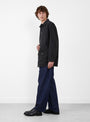 The Baggy 5 Pocket Pants arrive from CIOTA in Navy (One Wash) at Couverture & The Garbstore
model side 