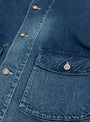 M41 Denim Coverall Jacket Medium Dark Blue Damage from CIOTA at Couverture & The Garbstore
pocket 